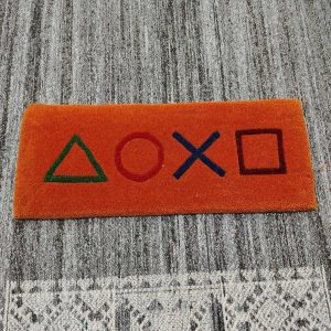 PlayStation Orange Keyboard Rug