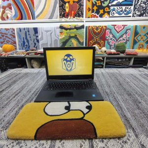Homer Simpson Yellow Keyboard Rug - image 2